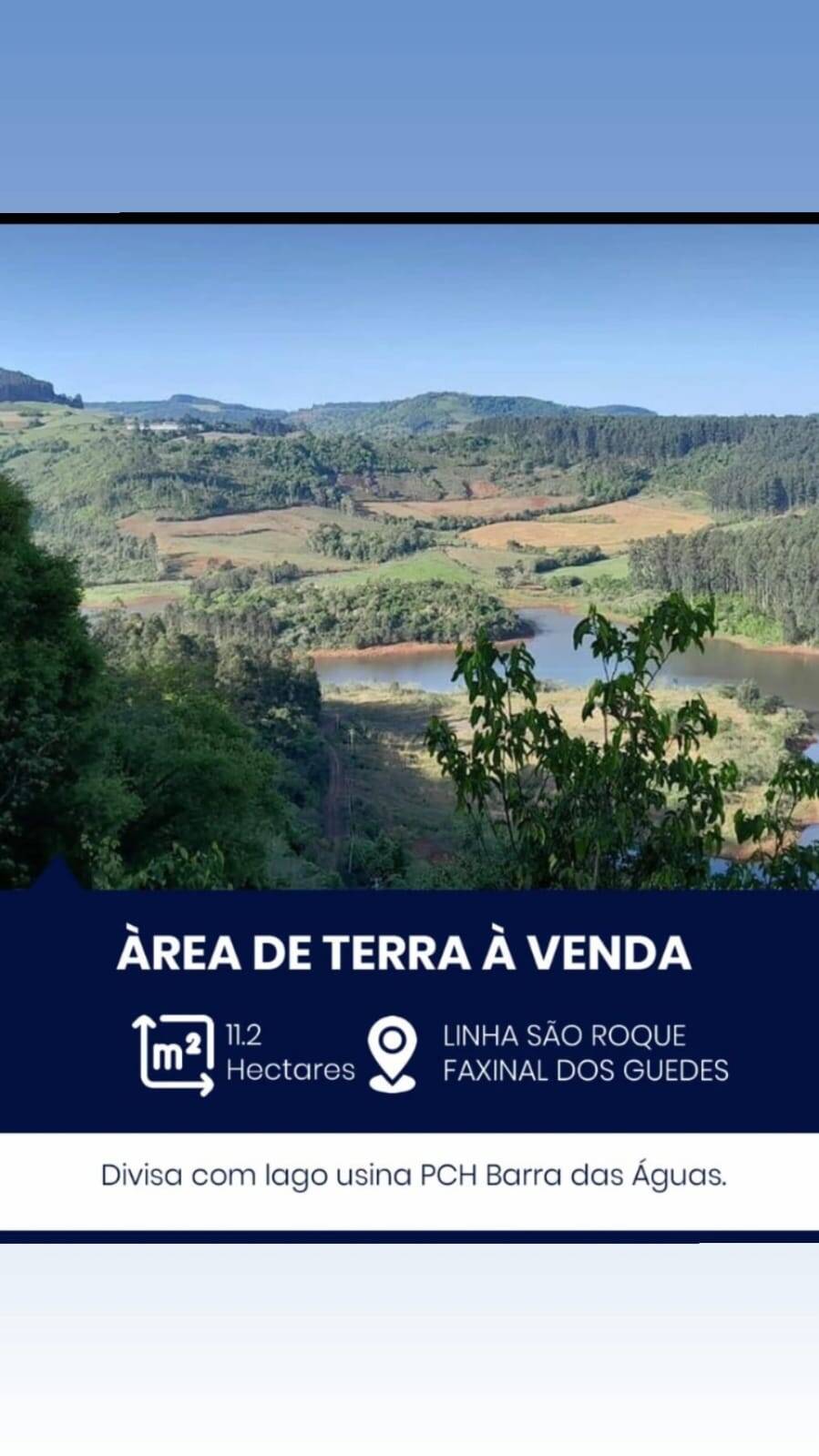 #605 - Chácara para Venda em Faxinal dos Guedes - SC